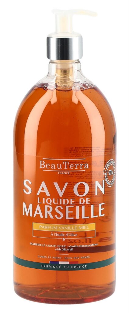 BEAUTERRA savon Marseille liq van miel 1000 ml