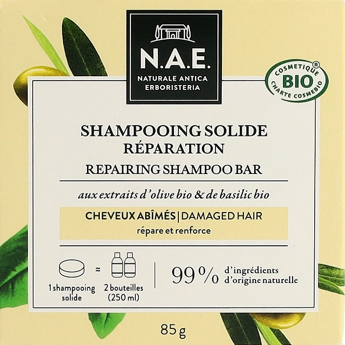 N.A.E. Solid Soap shampooing réparateur 85 g