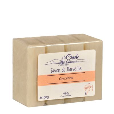 LA CIGALE savon de Marseille glycérine 4 x 100 g