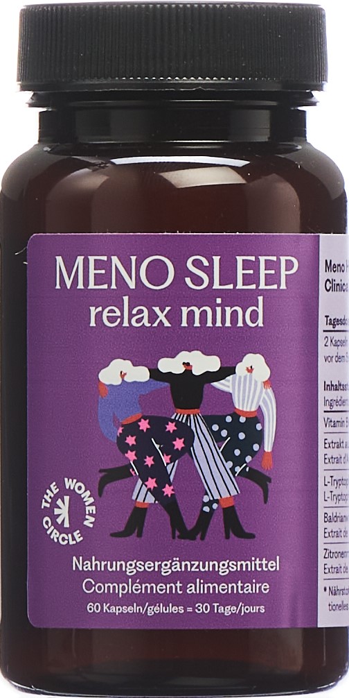MENO SLEEP relax mind The Women Circle 60 pce