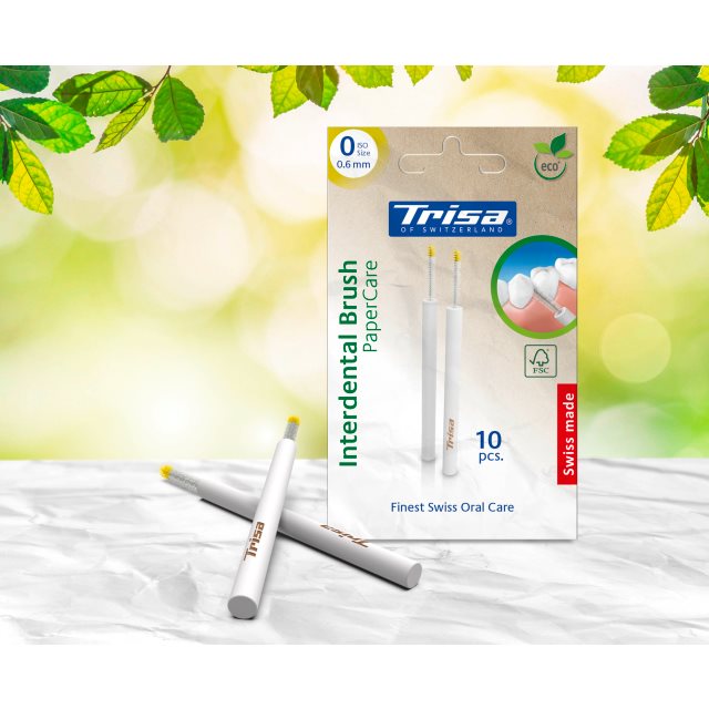 TRISA Interdental Brush PaperCare ISO 0 10 pce