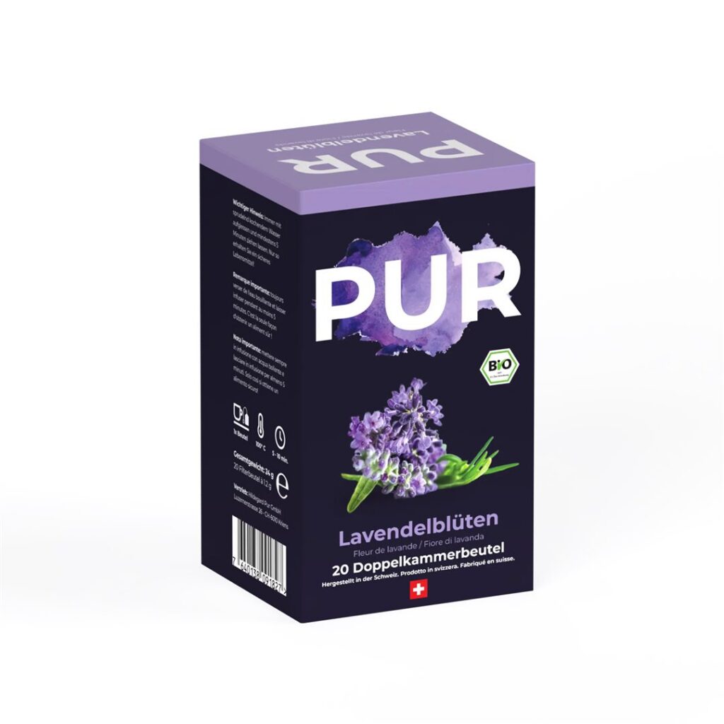 PUR tisane de fleurs de lavende sach 20 pce