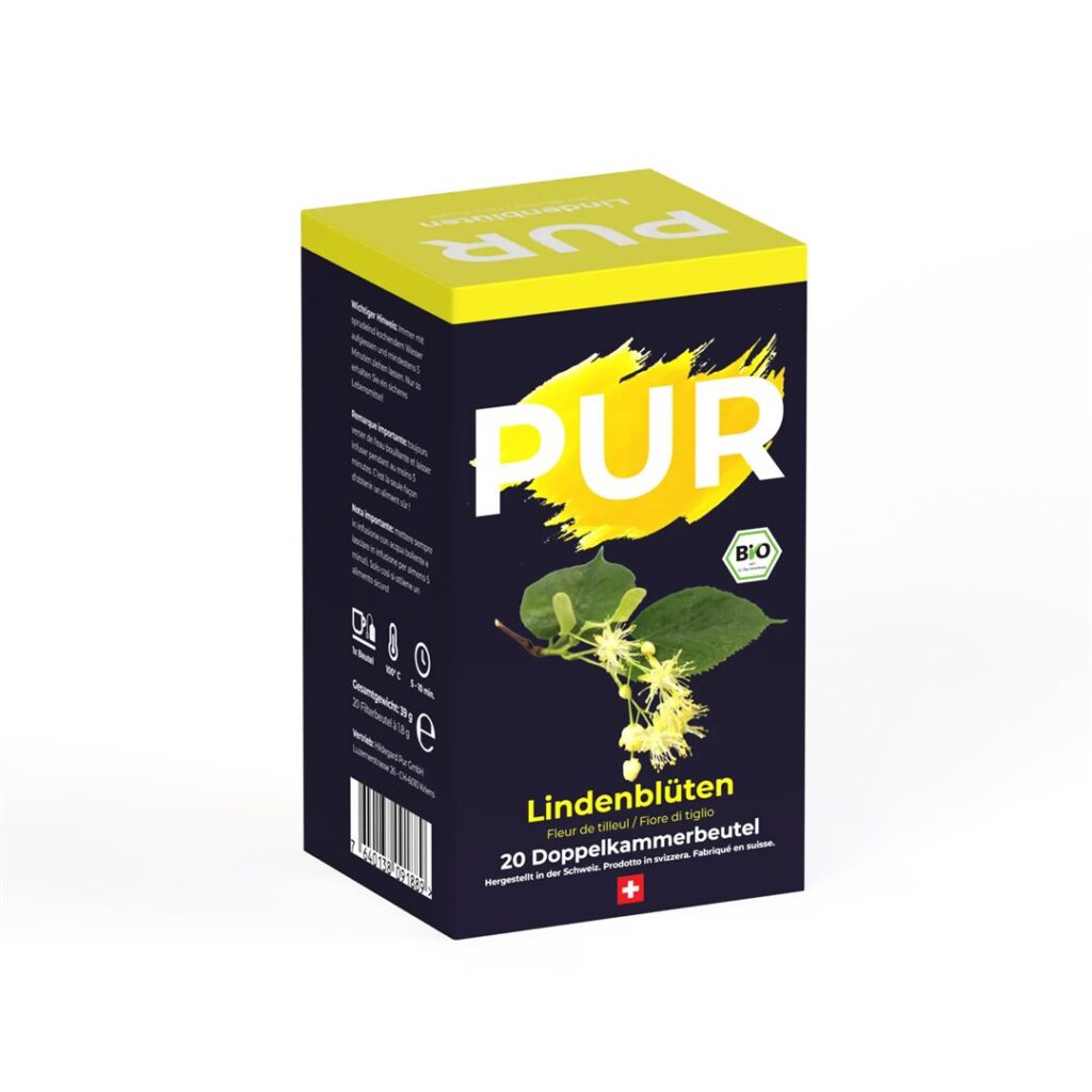 PUR tisane de fleurs de tilleul sach 20 pce