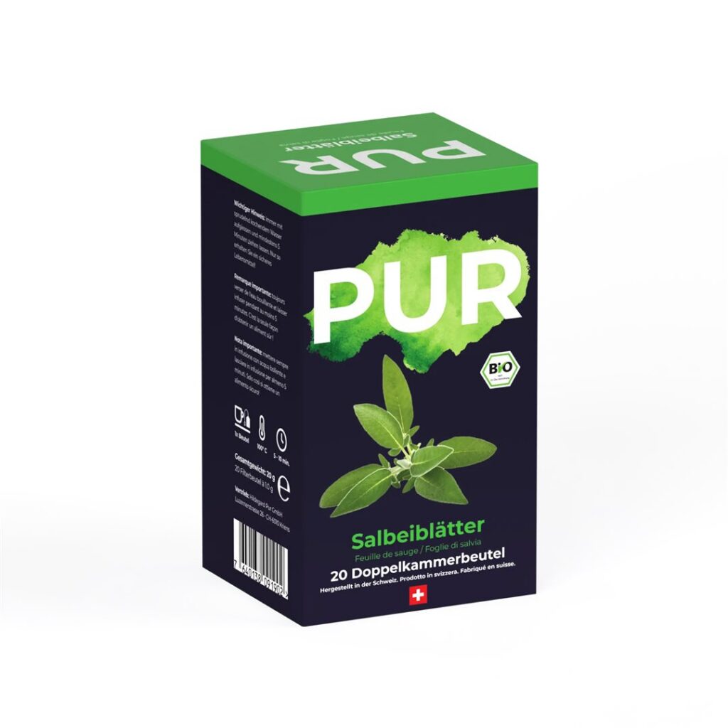 PUR tisane de feuilles de sauge sach 20 pce