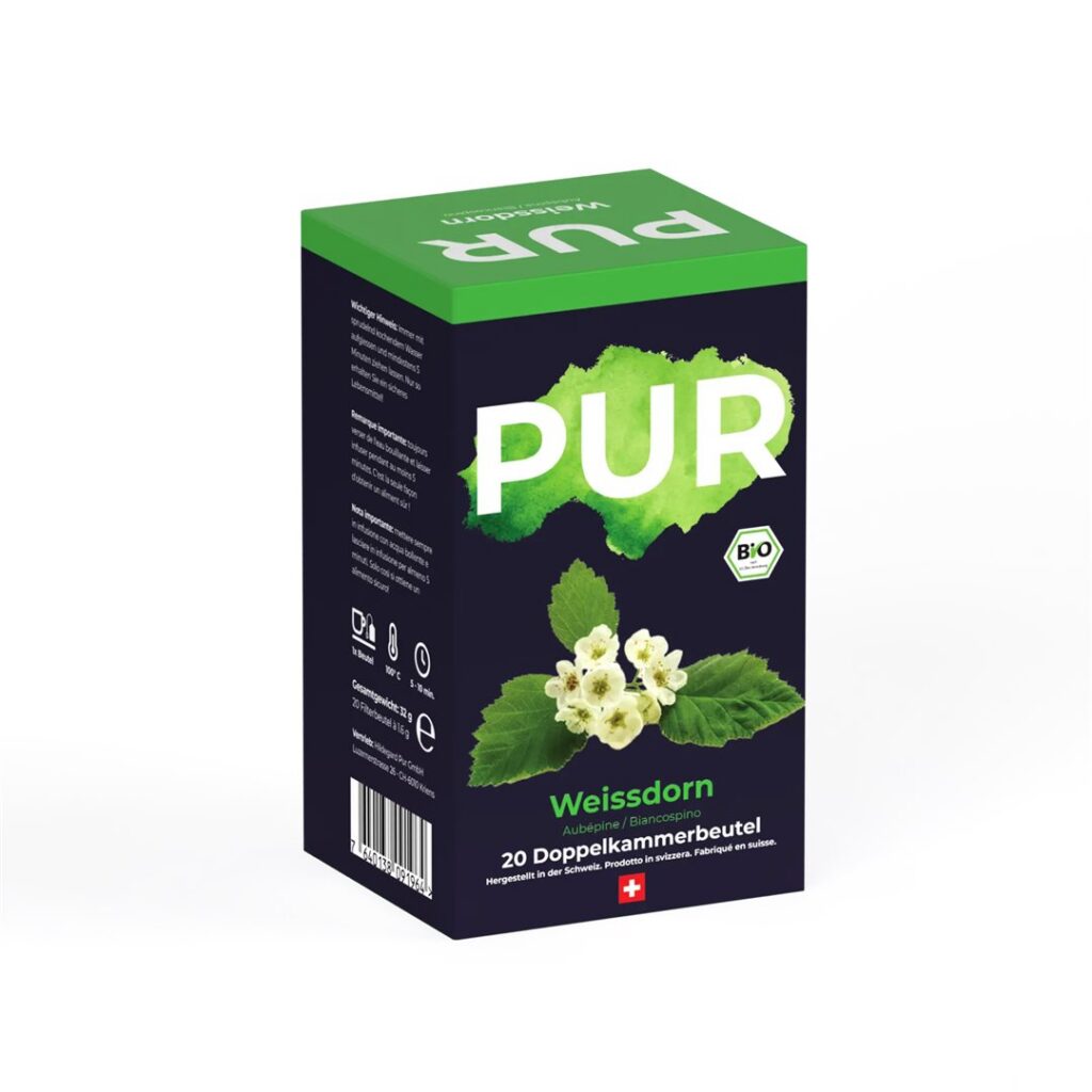 PUR tisane de aubépine sach 20 pce
