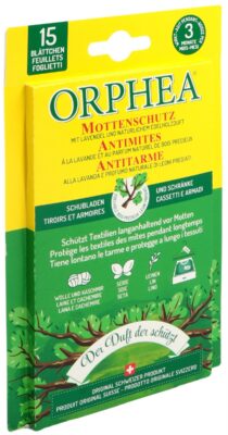 ORPHEA feuilles antimite bois précieux 15 pce