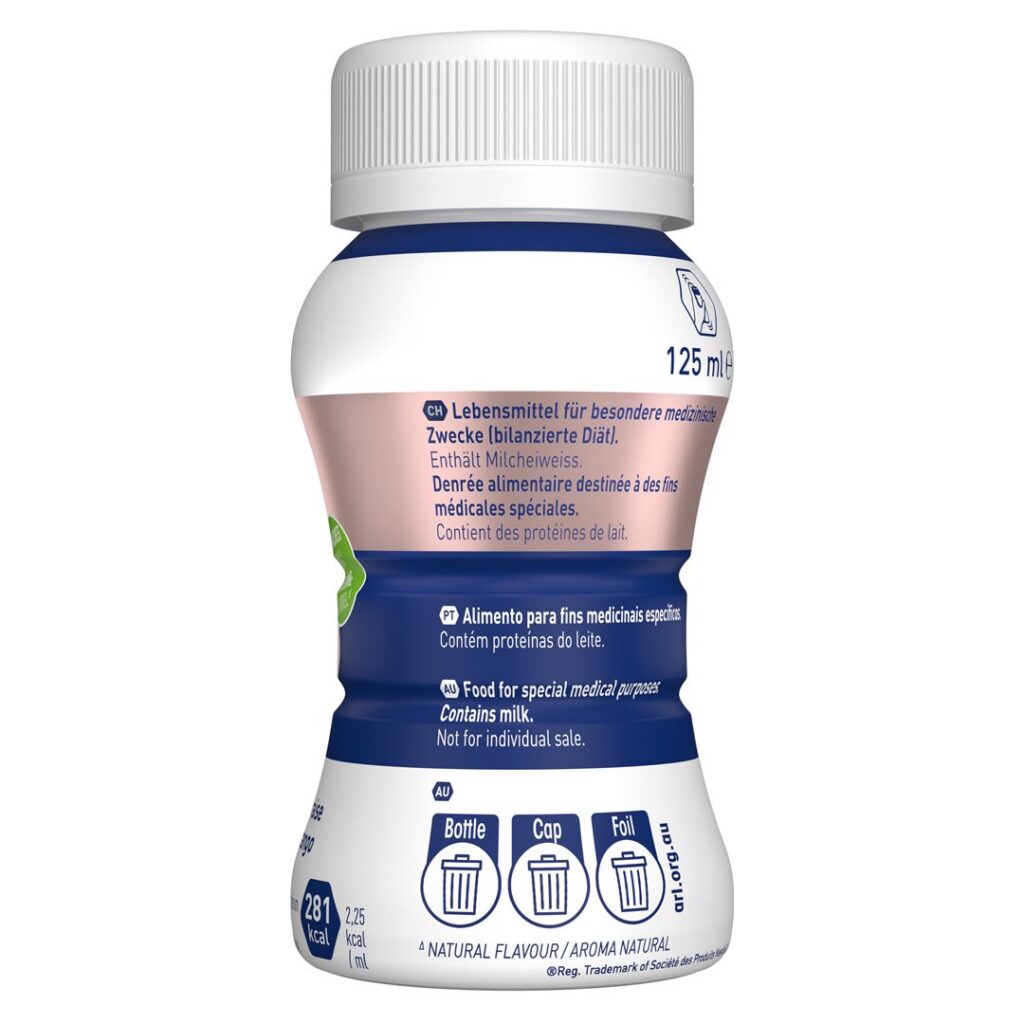 RESOURCE Ultra + fraise 4 fl 125 ml