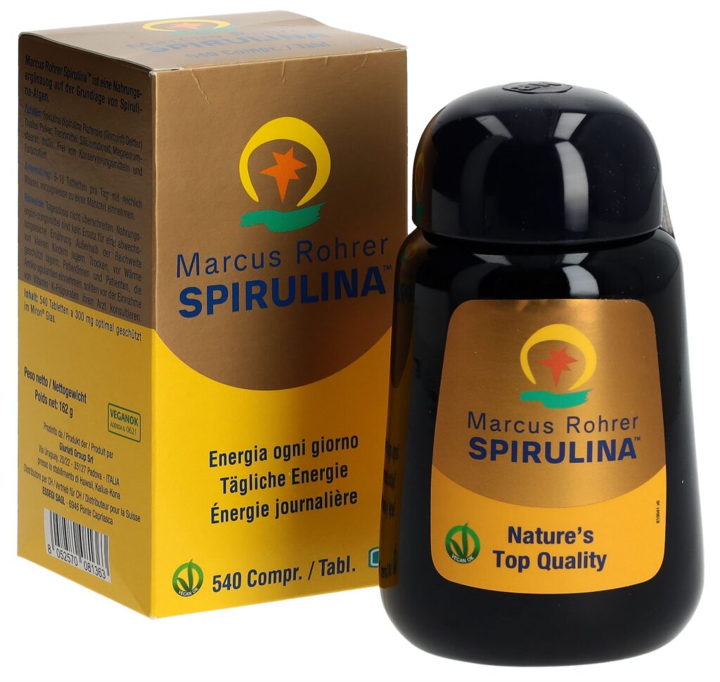MARCUS ROHRER Spirulina cpr nouv fl verre 540 pce