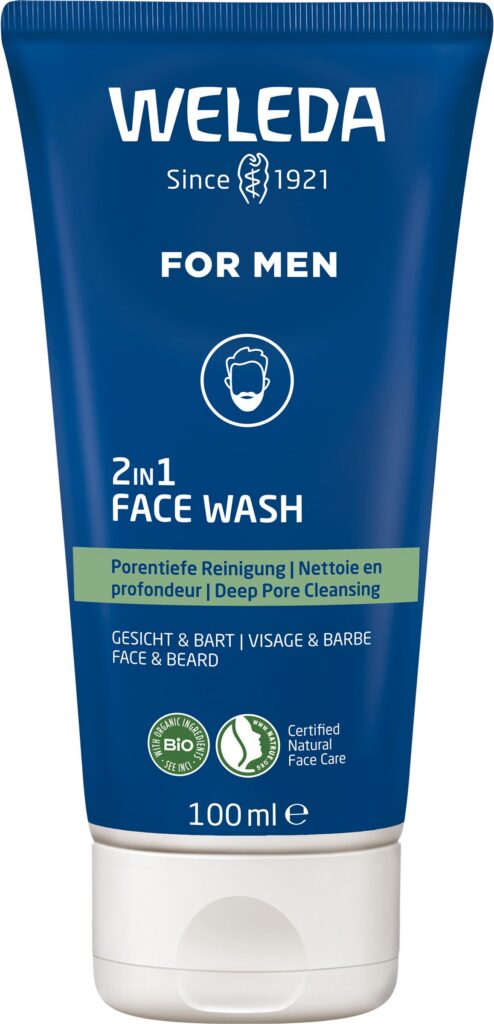 WELEDA FOR MEN 2en1 face wash tb 100 ml