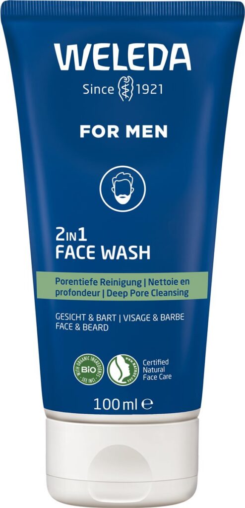 WELEDA FOR MEN 2en1 face wash tb 100 ml