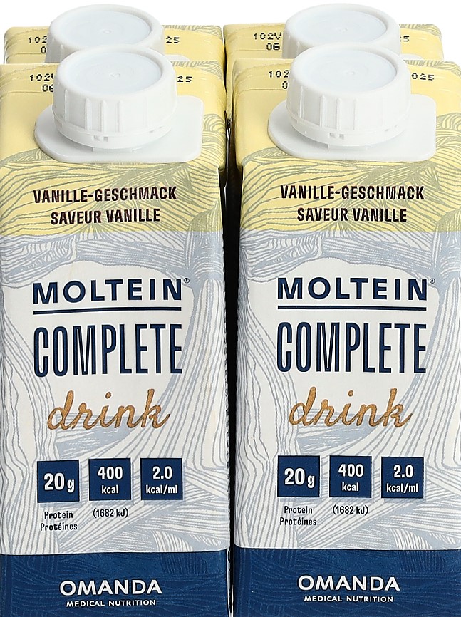 MOLTEIN Complete Drink vanille 4 tétra 200 ml