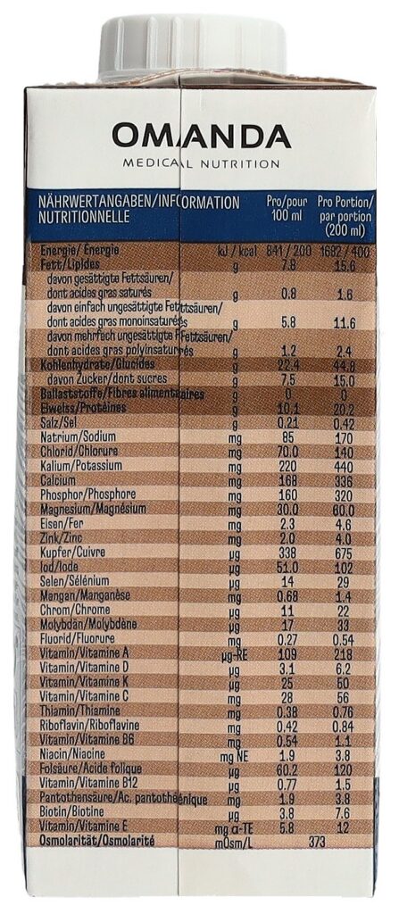 MOLTEIN Complete Drink chocolat 4 tétra 200 ml