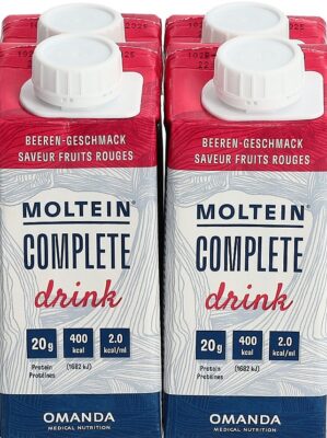 MOLTEIN Complete Drink fruits roug 4 tétra 200 ml