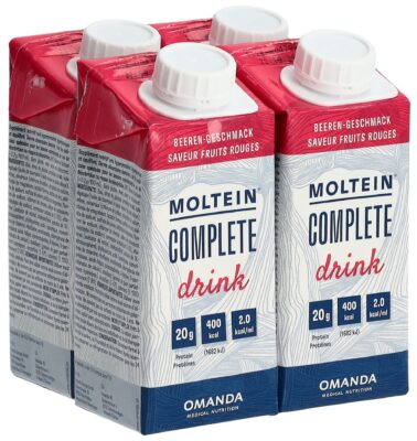MOLTEIN Complete Drink fruits roug 4 tétra 200 ml