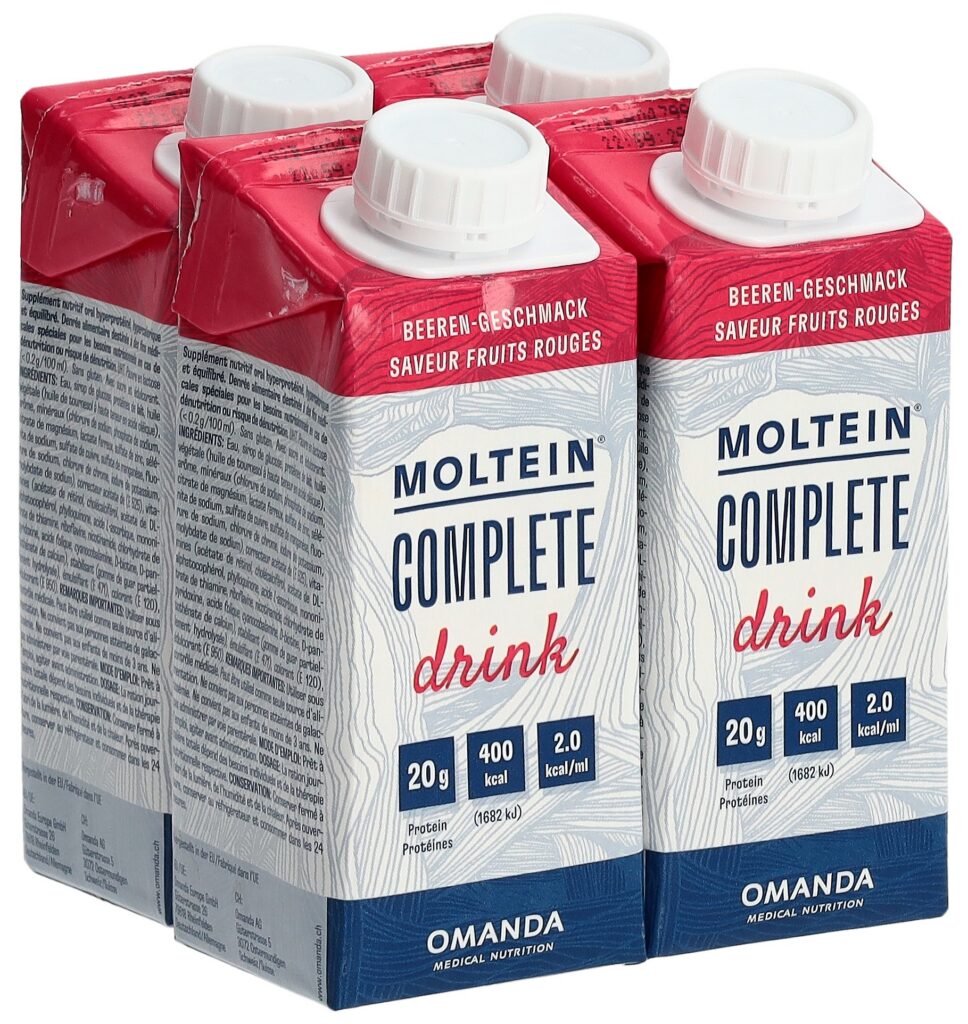 MOLTEIN Complete Drink fruits roug 4 tétra 200 ml