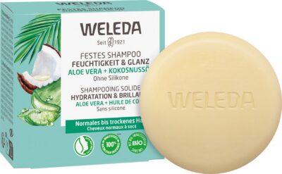 WELEDA shampoo solide hydratation&brillance 50 g