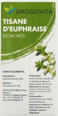 DROGOVITA tisane d'euphraise sach 20 pce