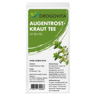 DROGOVITA tisane d'euphraise sach 20 pce