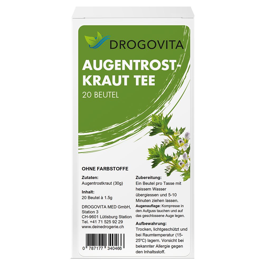 DROGOVITA tisane d'euphraise sach 20 pce