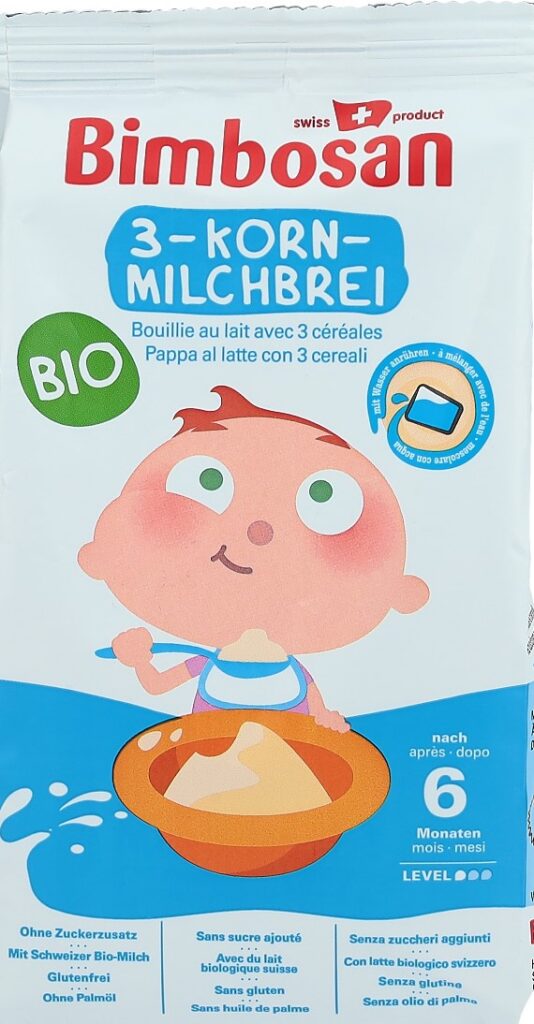 BIMBOSAN Bio bouillie lait 3 céréales sach 300 g