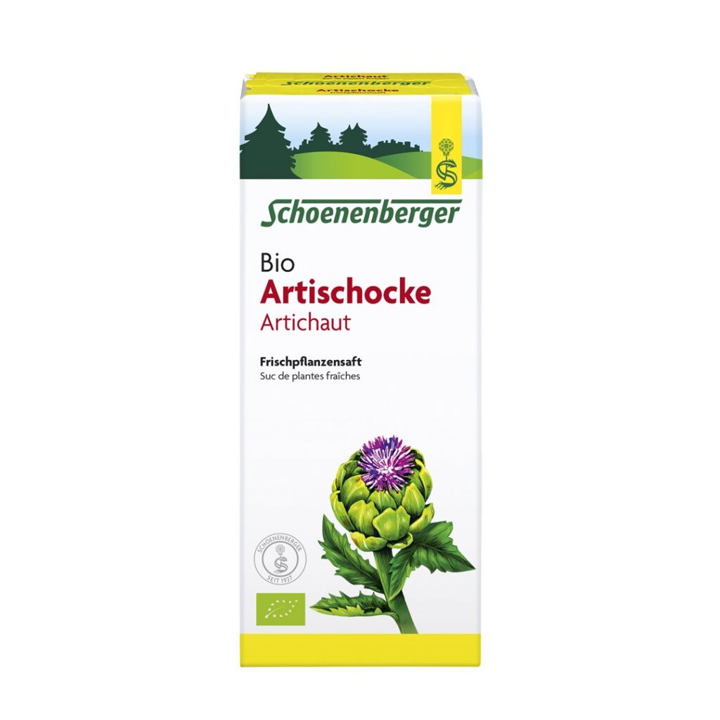 SCHOENENBERGER Artichaut suc plant fraî bio 200 ml