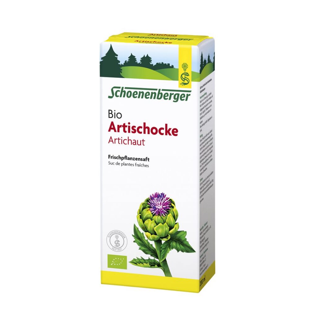 SCHOENENBERGER Artichaut suc plant fraî bio 200 ml