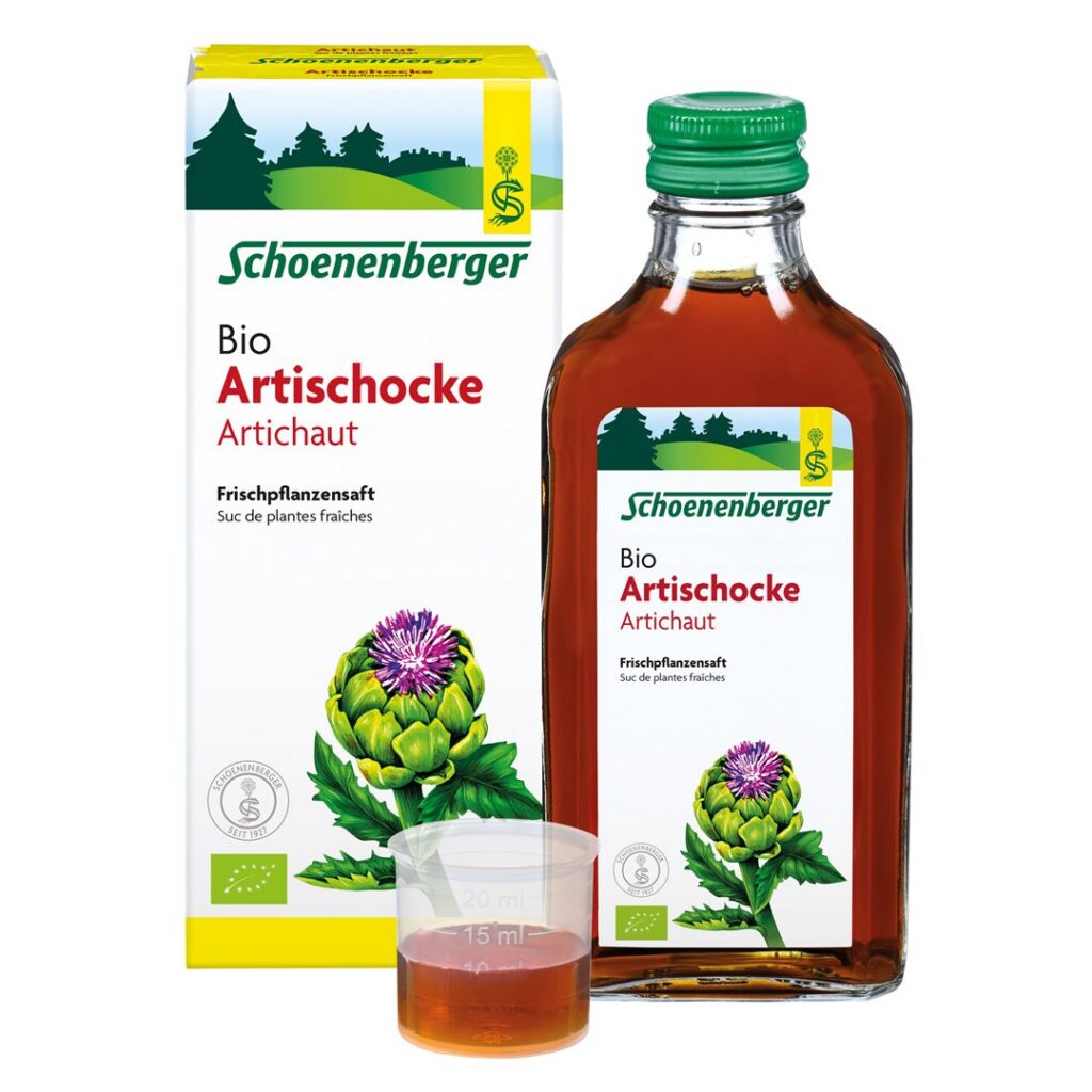 SCHOENENBERGER Artichaut suc plant fraî bio 200 ml