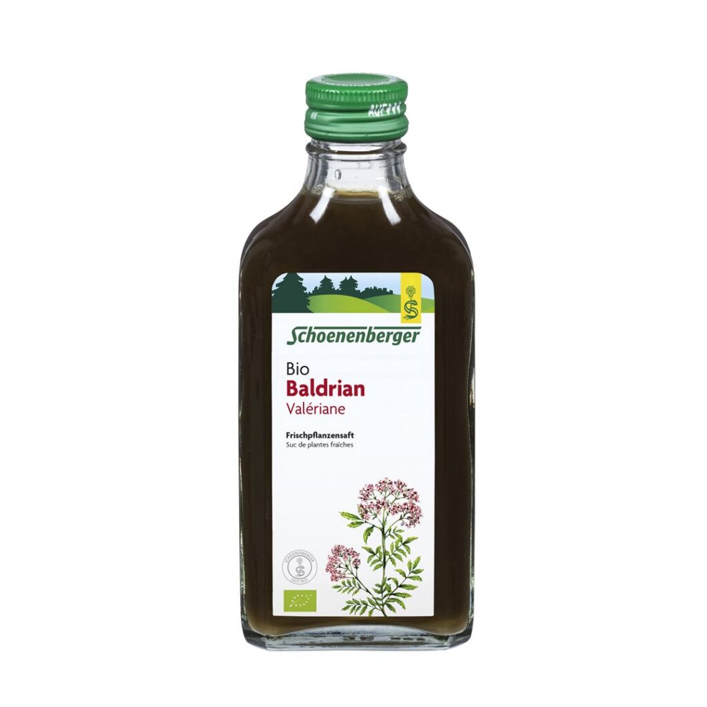 SCHOENENBERGER Valériane suc plant fraî bio 200 ml