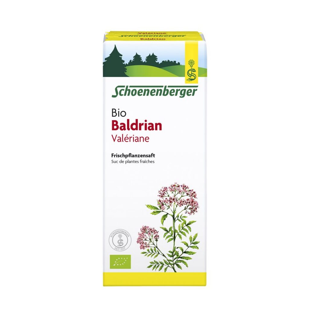 SCHOENENBERGER Valériane suc plant fraî bio 200 ml