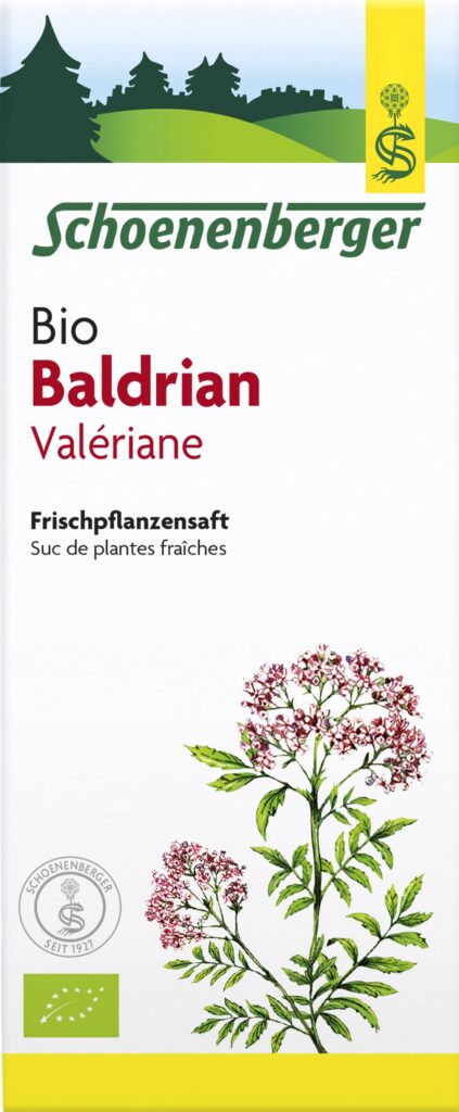 SCHOENENBERGER Valériane suc plant fraî bio 200 ml