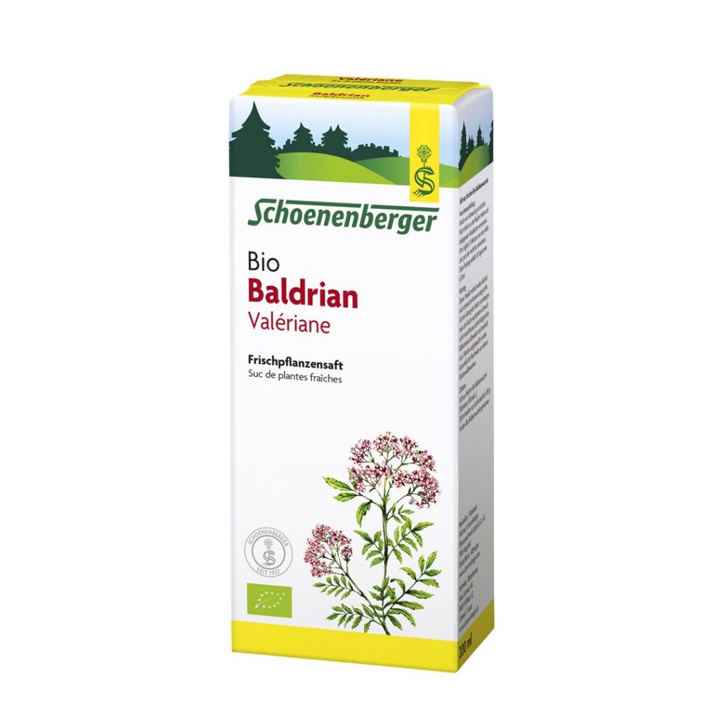 SCHOENENBERGER Valériane suc plant fraî bio 200 ml
