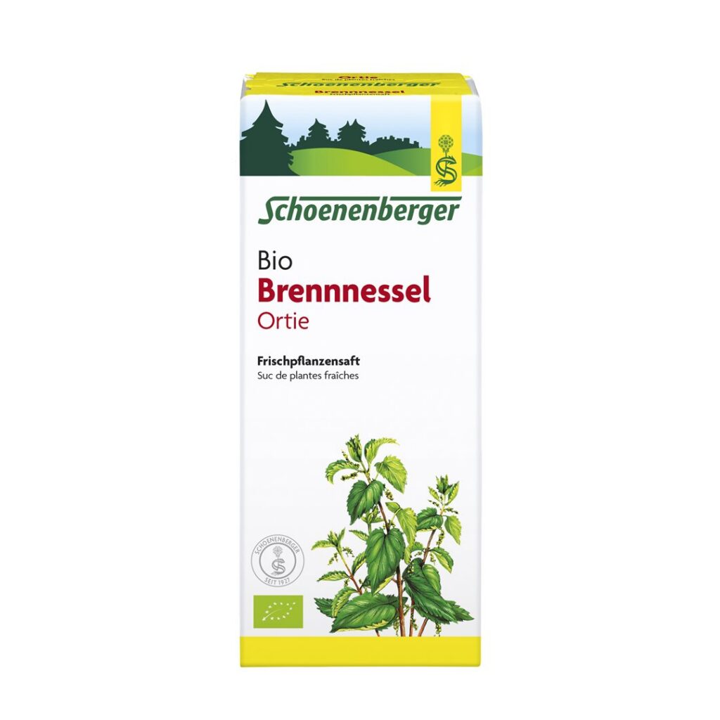 SCHOENENBERGER Ortie suc plantes fraî bio 200 ml