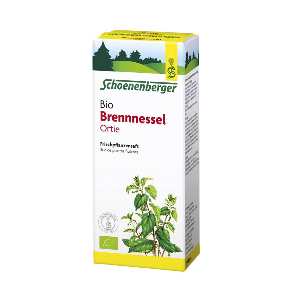 SCHOENENBERGER Ortie suc plantes fraî bio 200 ml