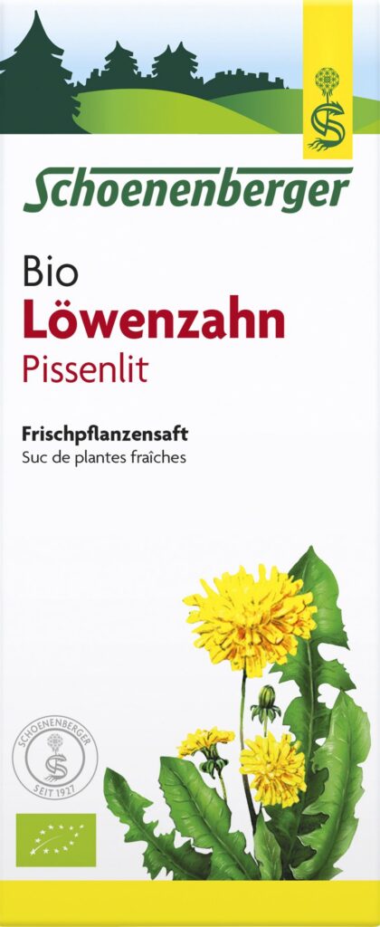SCHOENENBERGER Pissenlit suc plant fraî bio 200 ml
