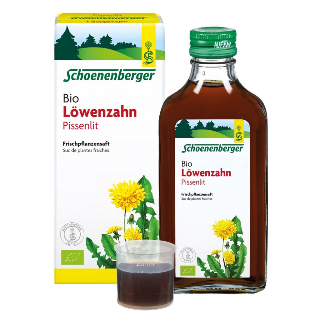SCHOENENBERGER Pissenlit suc plant fraî bio 200 ml