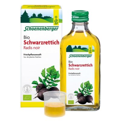 SCHOENENBERGER Rad noir suc plant fraî bio 200 ml