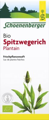 SCHOENENBERGER Plantain suc plant fraî bio 200 ml