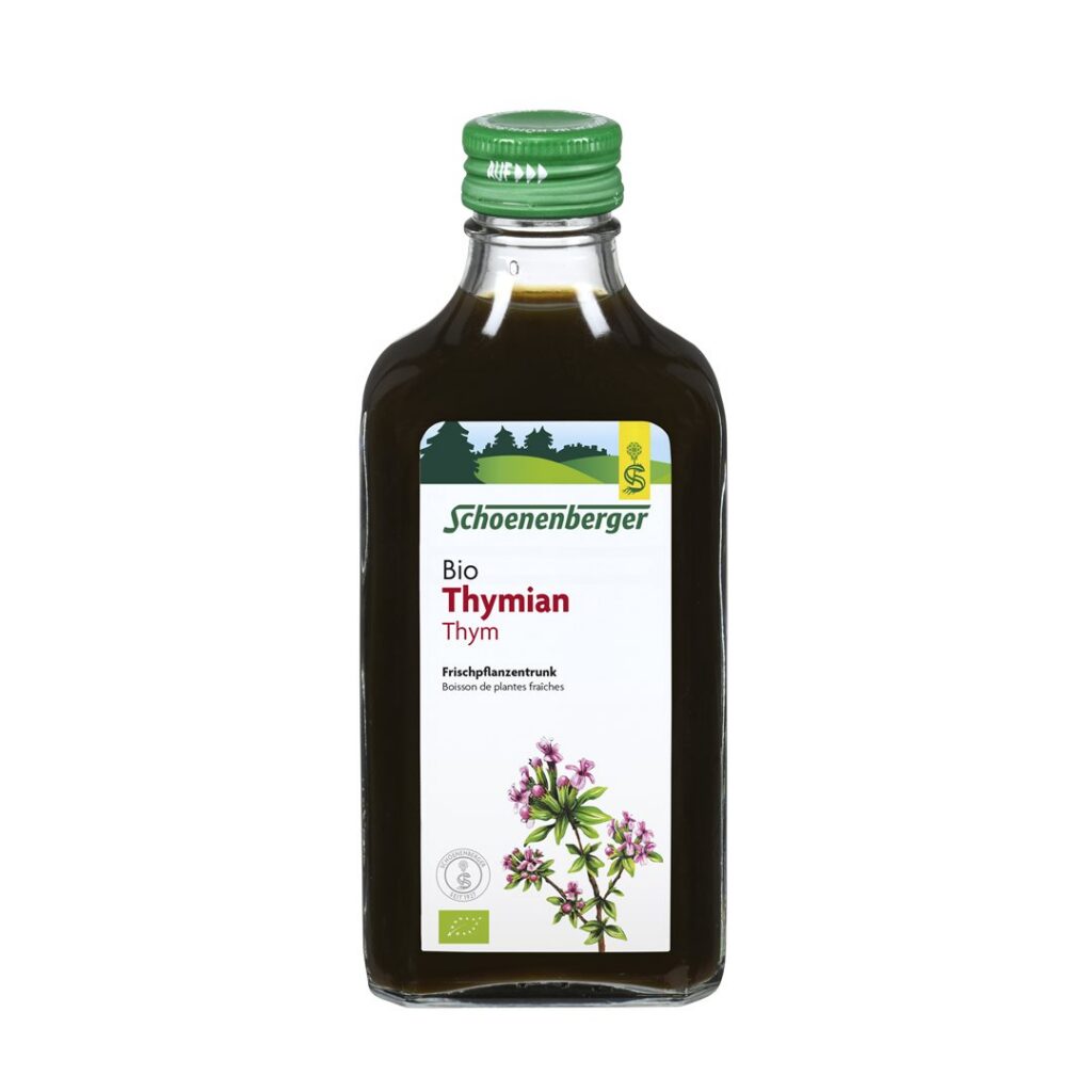 SCHOENENBERGER Thym boisson plant fraî bio 200 ml