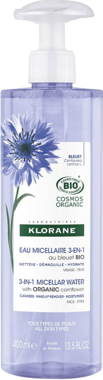 KLORANE Eau micell vis&yeux Bleuet fl 400 ml