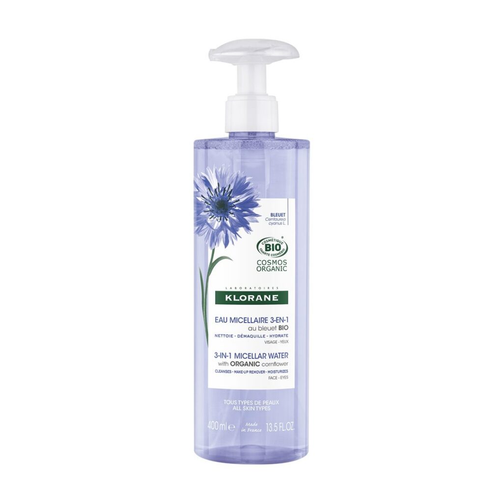 KLORANE Eau micell vis&yeux Bleuet fl 400 ml