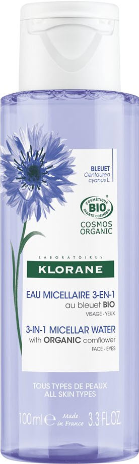 KLORANE Eau micell vis&yeux Bleuet fl 100 ml