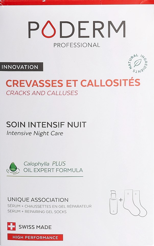 PODERM sérum crevasses et callosités +1chauss gel