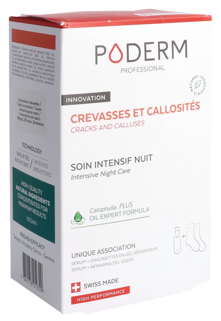 PODERM sérum crevasses et callosités +1chauss gel