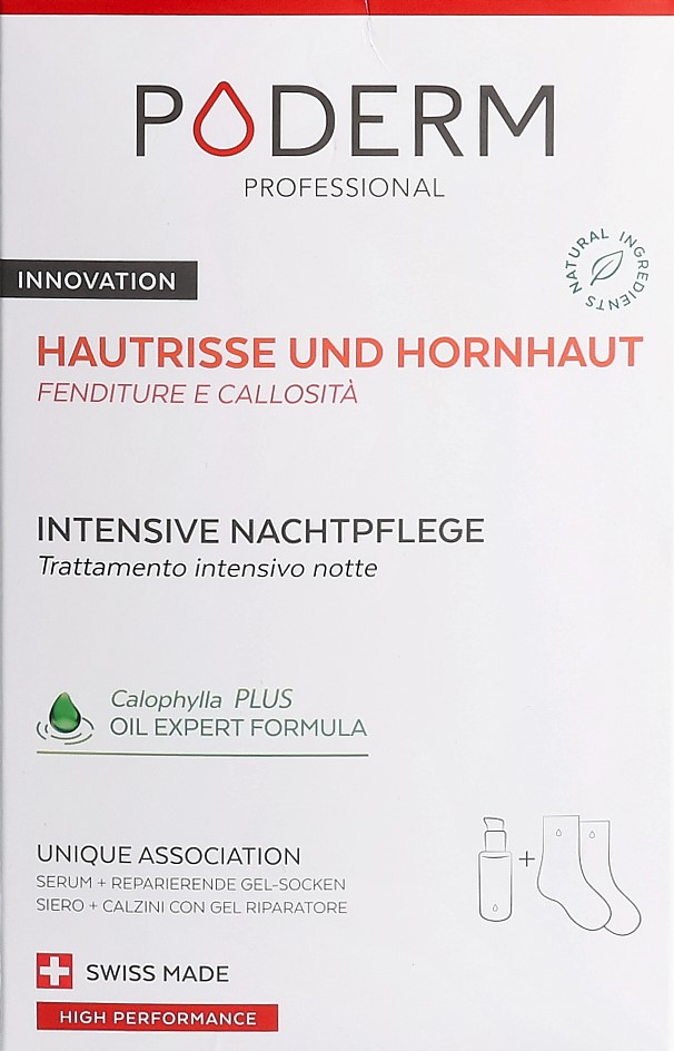 PODERM sérum crevasses et callosités +1chauss gel