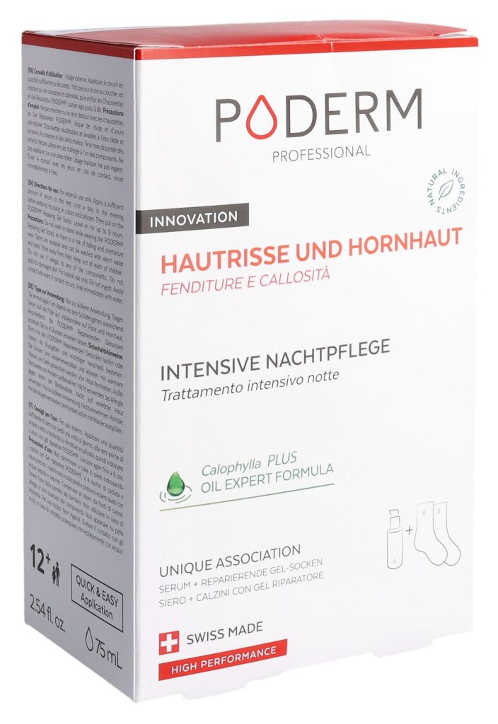 PODERM sérum crevasses et callosités +1chauss gel