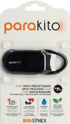 PARAKITO CLIP pour poussette sac à dos noir