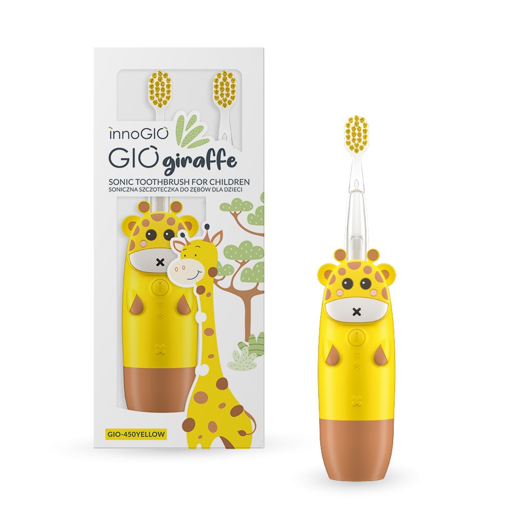 INNOGIO sonic brosse à dents girafe jaune