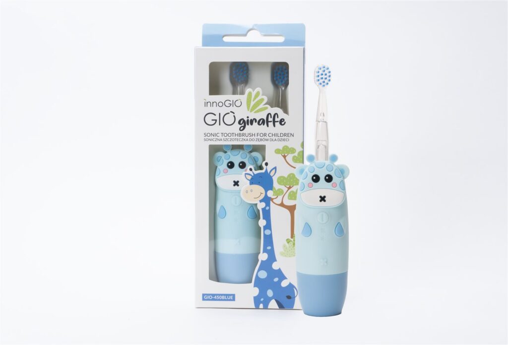 INNOGIO sonic brosse à dents girafe bleu