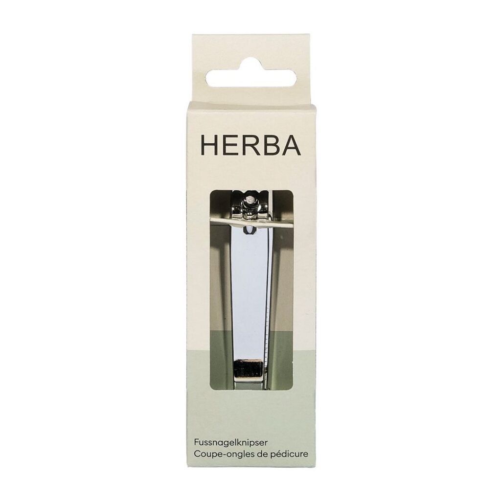 HERBA coupe-ongles de pédicure nickelée