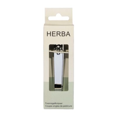HERBA coupe-ongles de pédicure nickelée